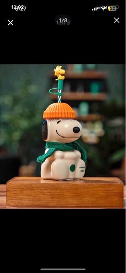 Starbucks Snoopy glass cup