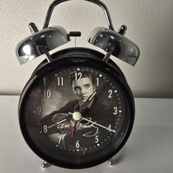 Elvis Presley Twin Bell Alarm Clock