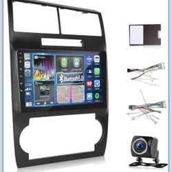 [4+64G] for Dodge Charger and for Dodge Magnum 2005-2007 Upgrade Radio: 9 inch IPS Touchscreen Android Charger Carplay Stereo - Wireless Android Auto,