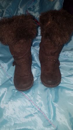 Toddler brown boots