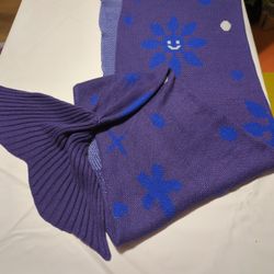 Mermaid Blanket Purple
