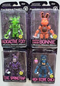 🔥FUNKO FIVE NIGHTS AT FREDDYS - 4 PIECE SET GLOW