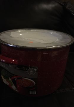 New 12 quart enamel stock pot