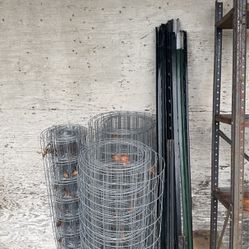 ~100ft Galvanized Steel Wire + 10 T Stakes