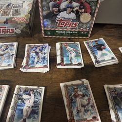 2025 Topps Holiday Baseball Mega Box Open Box