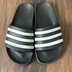Black And White Adidas Sandals
