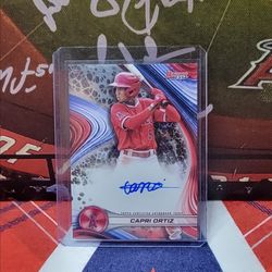 Bowman Best Autograph Angels Baseball Cards