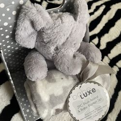 Baby Stuffed Animal & Blanket Set 
