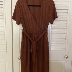 Rust Mini Dress 