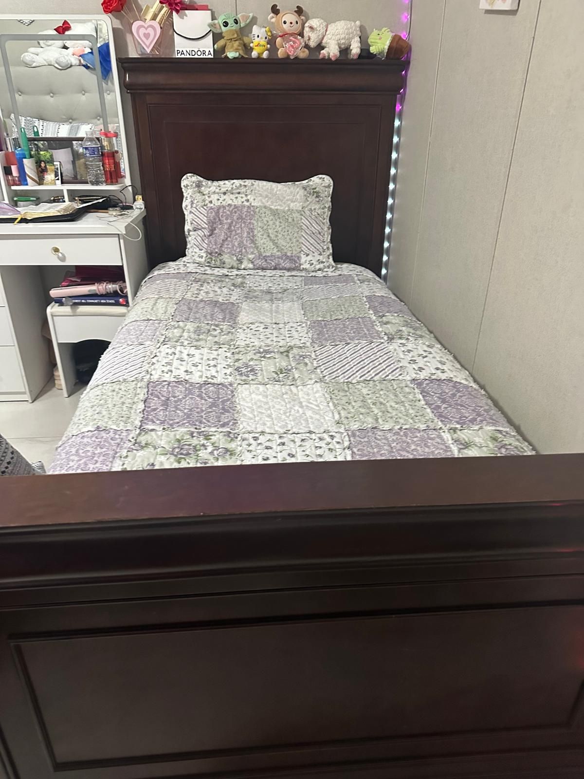 TWIN BED FRAME MATTRESS INCLUDED