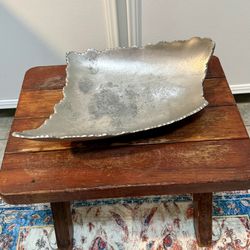 CosmoLiving Contemporary Aluminum Metal Decorative Tray