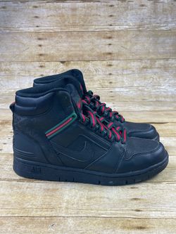 Nike Air Force 2 Premium High Black Men 8 - 329888-002