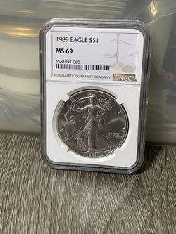 1989 American Eagle S $1 (1 Onz Silver)