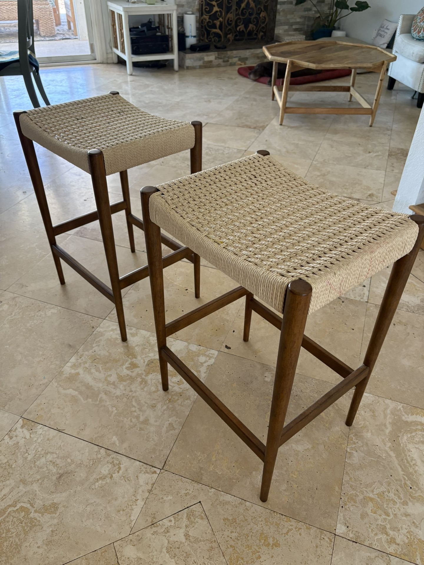 West Elm Stools 