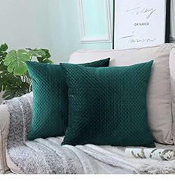 SMILETIME Velvet Throw Pillow Covers