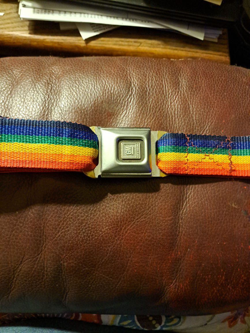 Rainbow Seatbelt Belt