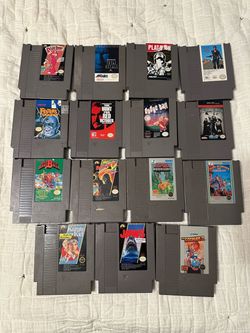 NES Game Cartridge Lot of 15