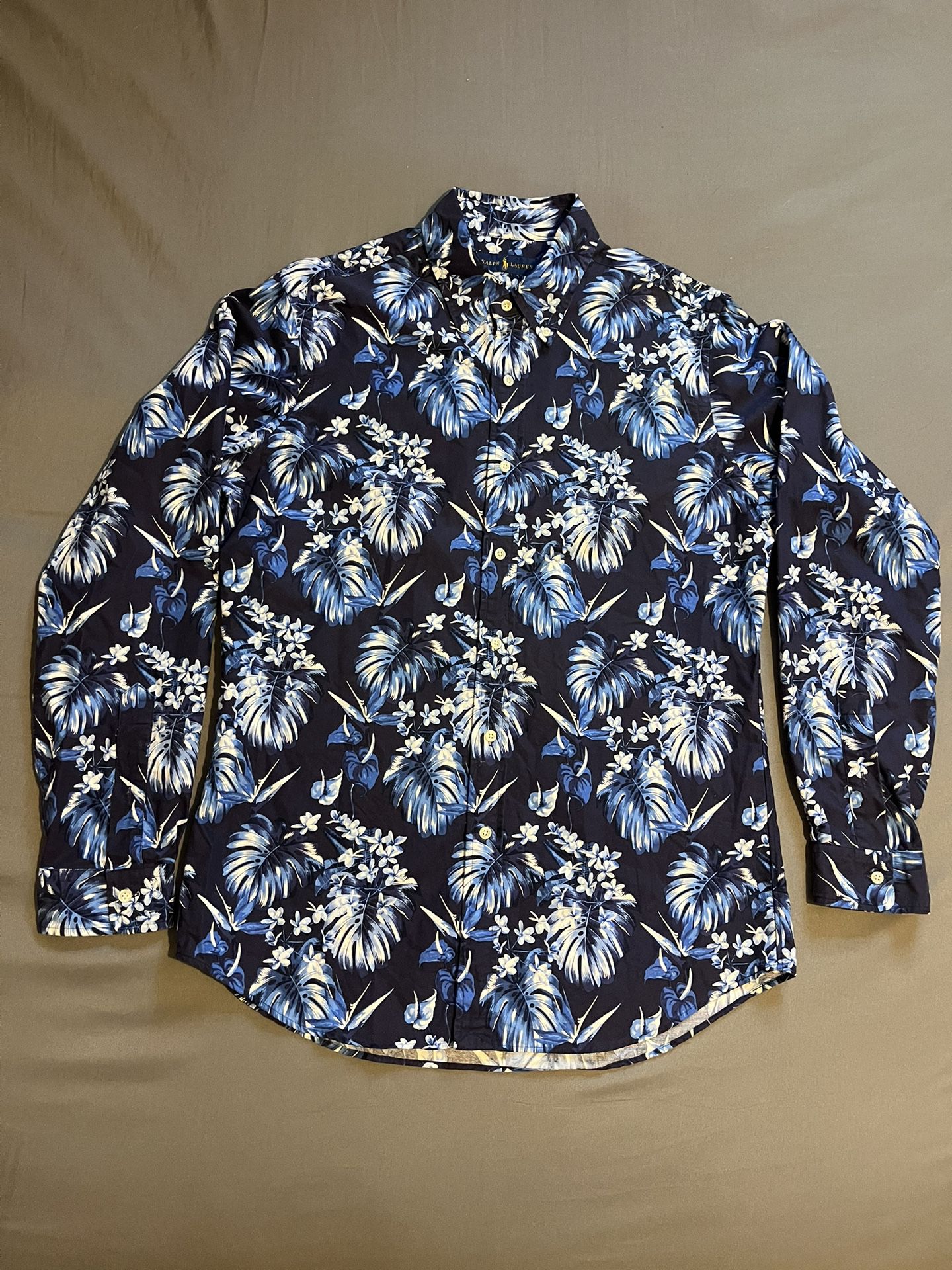 Ralph Lauren Polo Floral Print Long Sleeve Button Up 