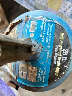 25 ft Drill Powered Drain Auger