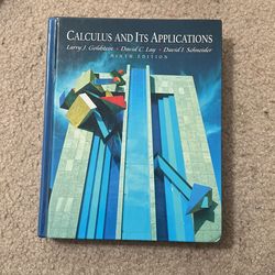 Calculus And It’s Applications Ninth edition