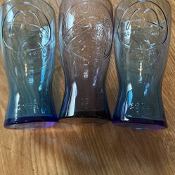 Vintage, Rare, Original McDonald’s Cups Colored Glass 