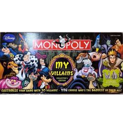 Monopoly Disney My Villains Collector's Edition Board Game 2008
