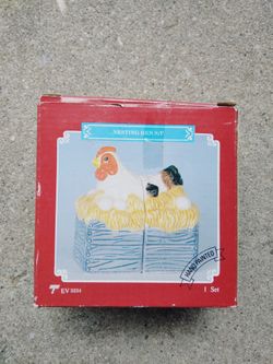 2 sets of Salt and pepper shakers in box