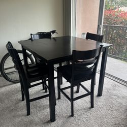 Black Night Top Table 