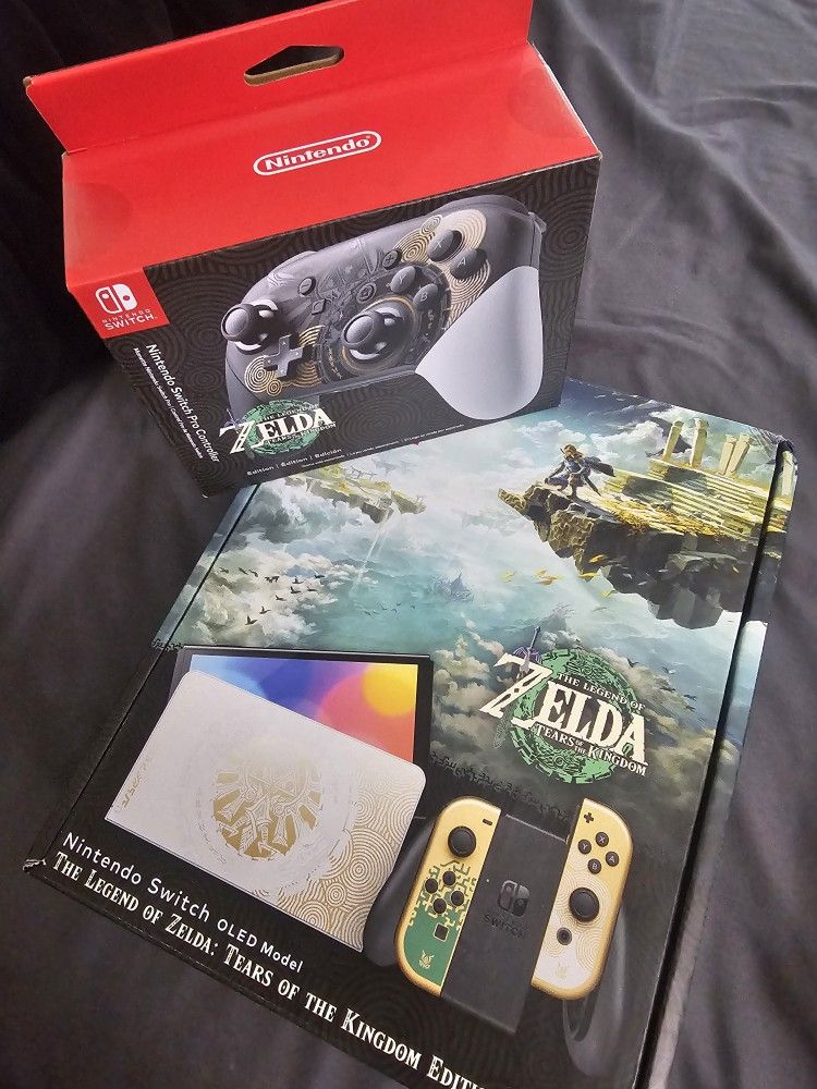 Zelda TEARS Of The Kingdom Switch OLED