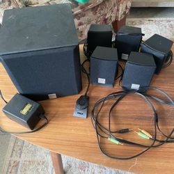 Creative Subwoofer and Surround Sound 