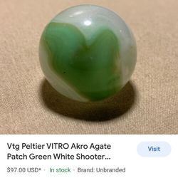 Vtg Peltier VITRO Akro Agate 