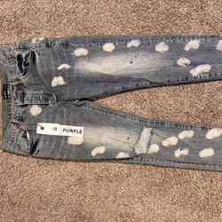 Purple jeans 