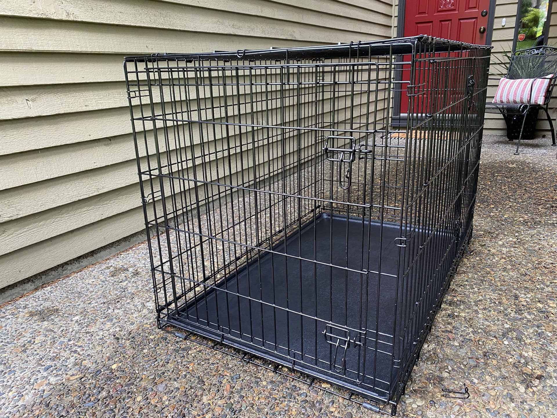 EXTRA LARGE SIZE (48") HEAVY DUTY WIRE DOG KENNEL / CRATE