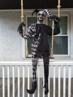 Spirit Halloween - Dark Jester on a Swing