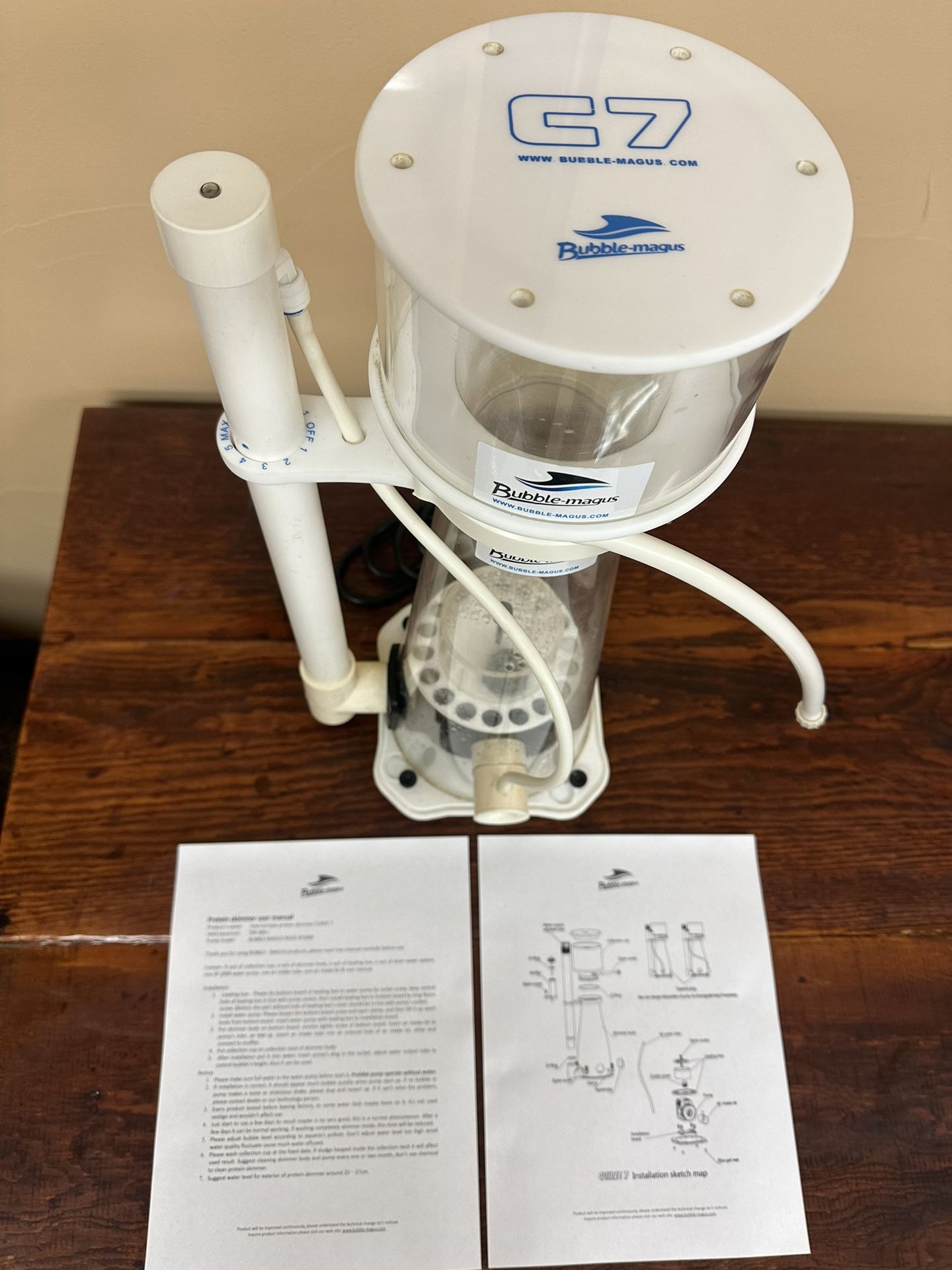 Bubble Magus C7 Protein Skimmer
