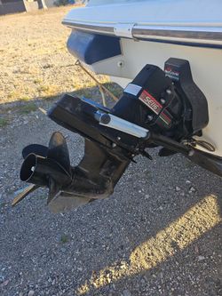 Ski Boat Outdrive With Like  New 4 Blade Prop