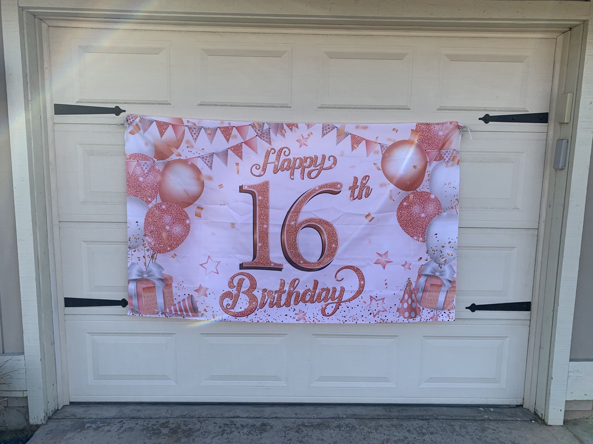 16th Birthday Banner