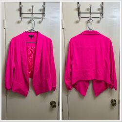 Torrid Blazer With Ruched Sleeves Size 3X (22-24)