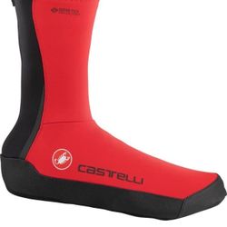 (Never Worn) Castelli Intenso UL Shoecover (Size S) - Fiery Red