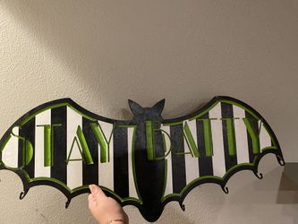 Custom Made “Stay Batty” Key Holder 