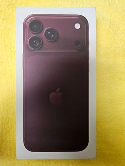 New iPhone 18 Pro Max 256GB Burgundy Unlocked