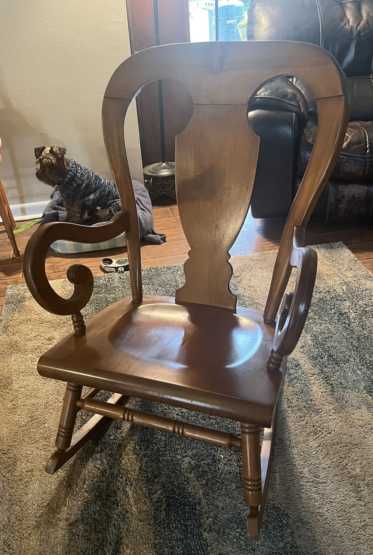 Vintage Tell City Balloon Back Rocking Chair Make Offer