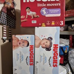 Huggies Size 3and 4