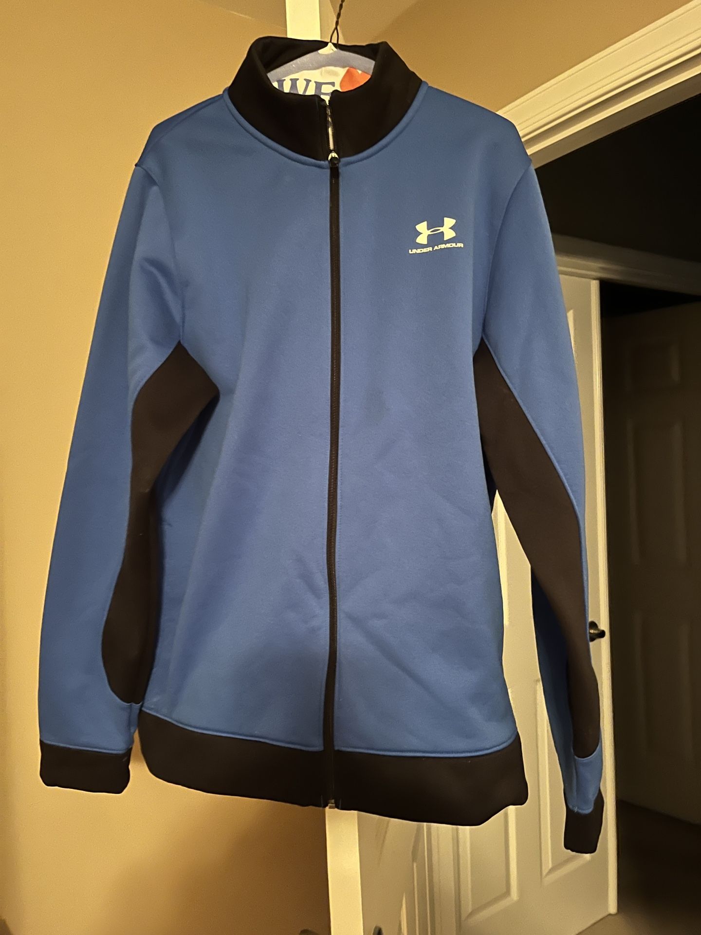 Under Armour Men’s Storm Blue & Black Fleece Jacket