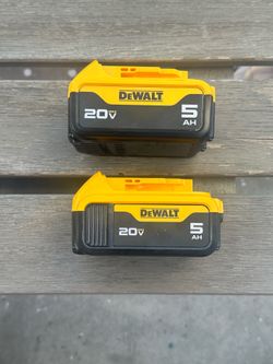 New 20v dewalt 2 5ah batteries firm $99
