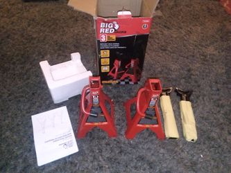 (2) BRAND NEW 3 TON TORIN JACK STANDS 