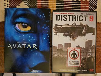 2 DVD Bundle Avatar and District 9.