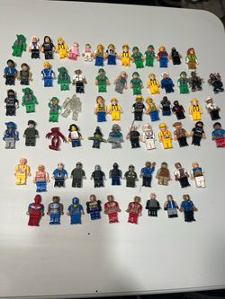 Large Lot of LEGO Minifigures Mixed Characters