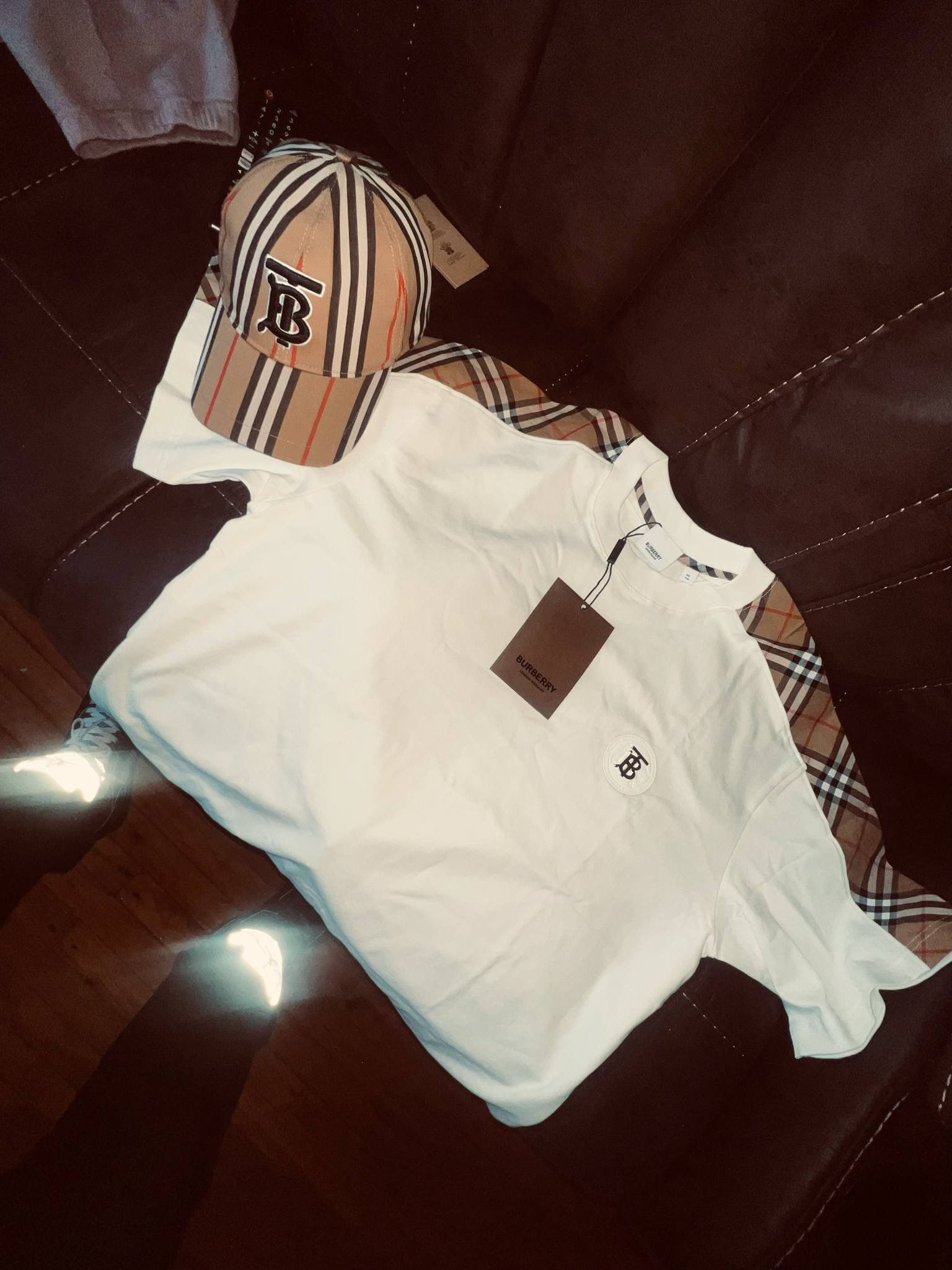 Burberry Shirt With Hat 