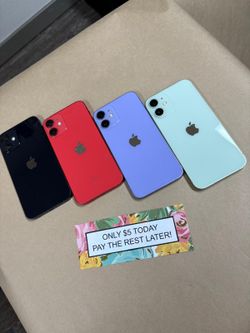 Apple IPhone 12 Mini 5G Unlocked - Only $1 Today Pay The Rest Later! 